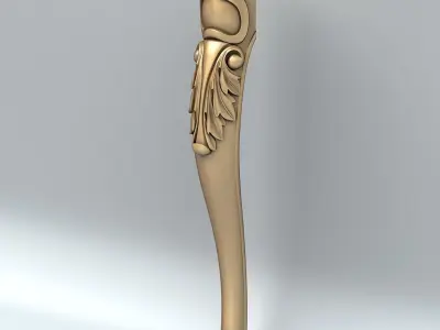 Furniture leg 006 3D model