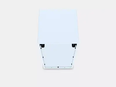 EKET Cabinet w door and 1 shelf 1 Low-poly 3D model