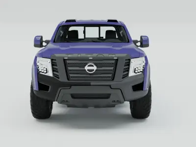 Nissan Titan 2020 3D model 3D model