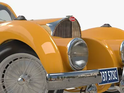 1937 Bugatti Type 57SC Atalante 3D model