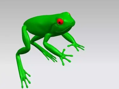 model frog 3D model