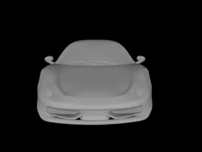 3D Car sports 3D model by dscreator