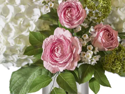 Flower Set 088 3D model