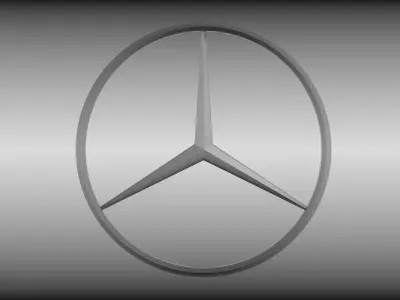 Mercedes logo 3D model
