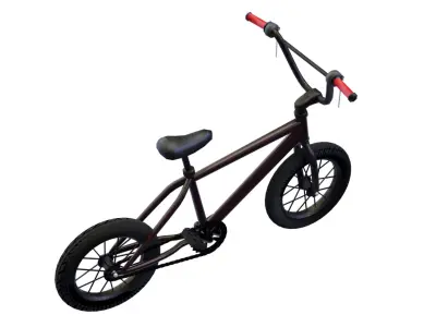 Low-Poly Bicycle 3D Model - Game Ready Asset Low-poly 3D model