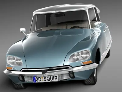 Citroen DS 1967-1975 3D model