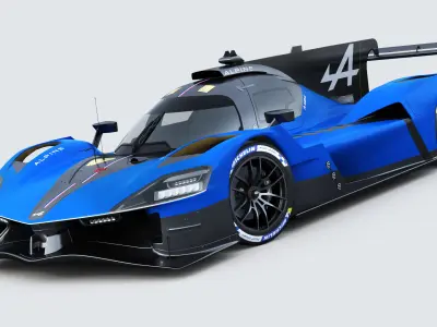 Alpine A424 Lemans 2024 3D model