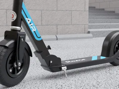 Razor kick scooter Low-poly 3D model