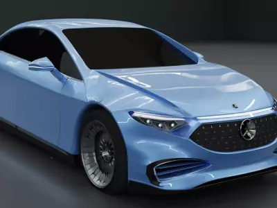 Mercedes Benz EQS  3D model