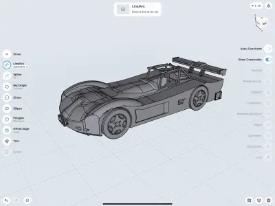 Thunder roadster new design 3D print model