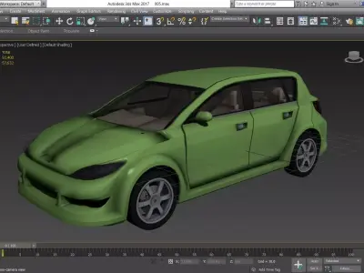 Car - Golf Class 3D model