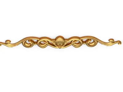 Classic carved decor ornament 368 3D model