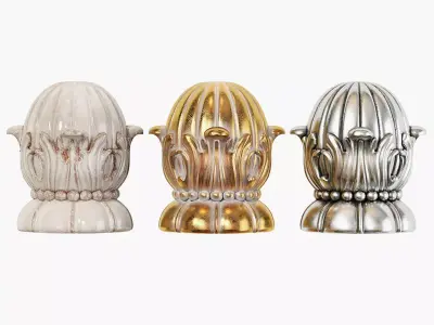 Classic carved 201 3D model