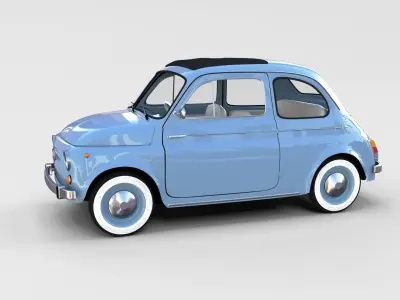Fiat Nuova 500 1957 rev 3D model
