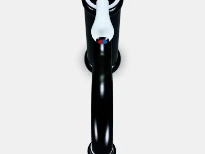 HAMNSKAR Washbasin mixer with bottom valve Low-poly 3D model