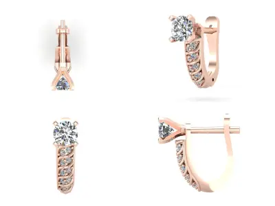 Earrings 40 3D print model