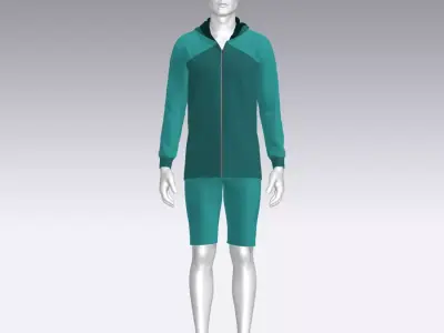 Sport Suit Low-poly 3D model 39