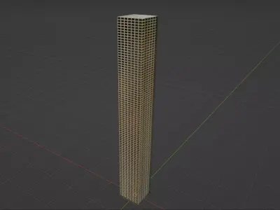 first test building Free 3D model
