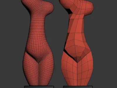 Yin Sculpture P 3D print model