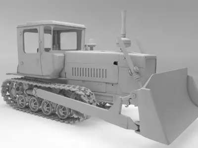 Tracktor DT-75 3D model