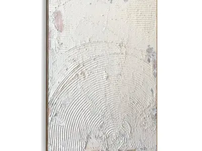 Plaster Two Photo Frame 367 Low-poly 3D model