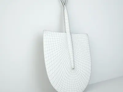 African Handwoven Fan 23 3D model
