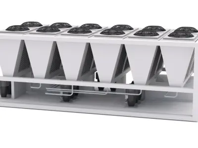 Air Conditioning Unit v2 3D model