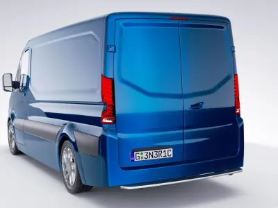 Generic VAN v32 Low-poly 3D model