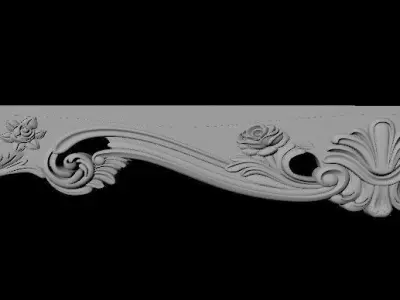 sofa High quality 3d models for processing on a cnc machine  3D model