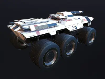 Mako M35 Mass Effect 3D model