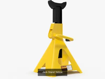 Jack Stand Collection 3D Model Pack