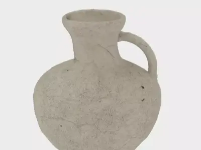 Rustic Ceramic Vase  PBR Textures  3ds Max  Corona Free 3D model