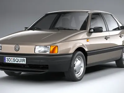 Volkswagen Passat B3 sedan 3D model