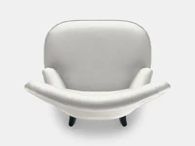 REMSTA Armchair Low-poly 3D model