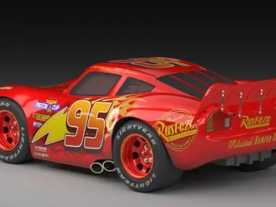Pixar lightingmcqueen Car model 3D model