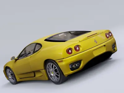 Ferrari modena 360 model in Blender 3D 3D model