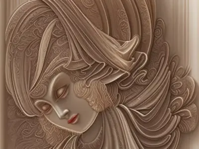 The Confluence of Relief Sculpture and Persian Miniature  3D model