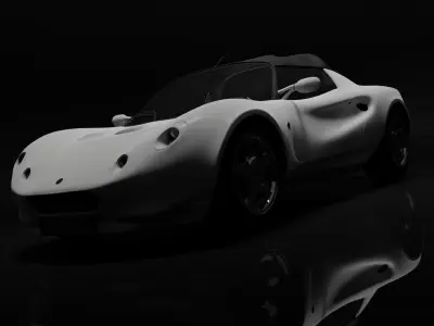 luxury car  3D model