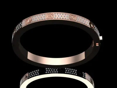 CART FAMOUS BRACELET 3D print model