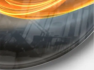 Oversized 3D Wave Wall Clock Free 3D model