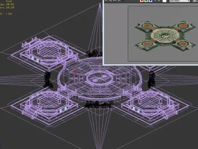 gAME Yun Yun Xuan - Center Platform 32 3D model