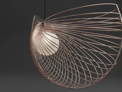 Pearl Pendant Low-poly 3D model
