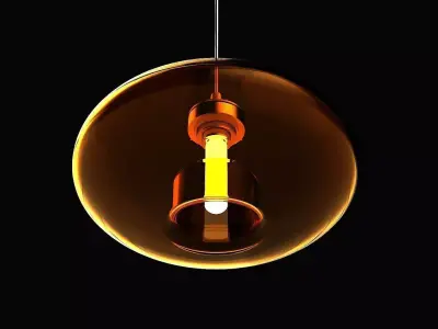 Deco hanging lamp 01 Free 3D model