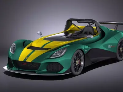 Lotus 3-eleven 2017 VRAY 3D model