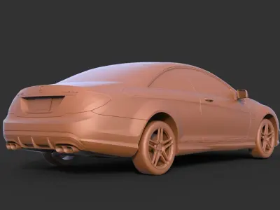 Mercedes-Benz SL65 3D print model