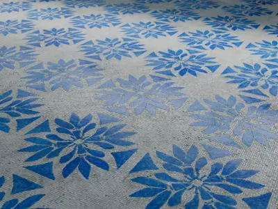 Mosaic Tiles Pattern 3 Seamless PBR Material Texture