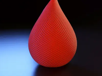 Vase drop 3D print model