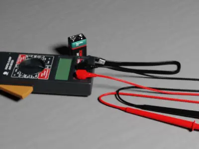 Digital AVO Meter 3D model