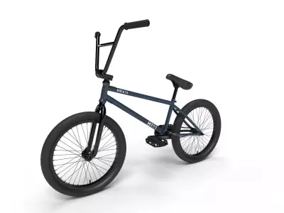 Haro Hoover BMX Blue - Optimized 3D model