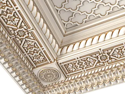 Ceiling in oriental style Arabic eastern decorative ceiling 3D model